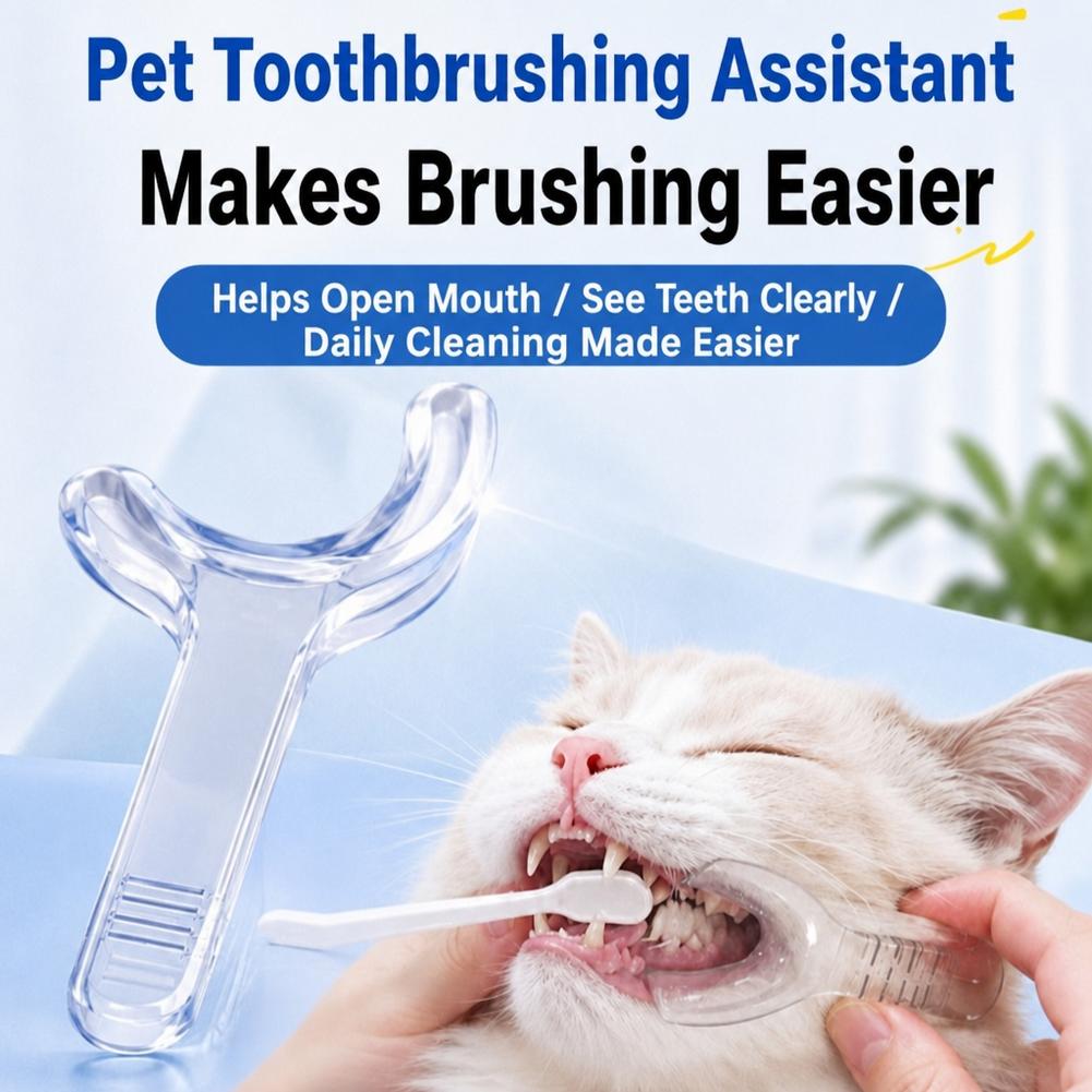 Pet Fountain Cleaning Kit - Universal Pet Mouth Opener Teeth Brushing