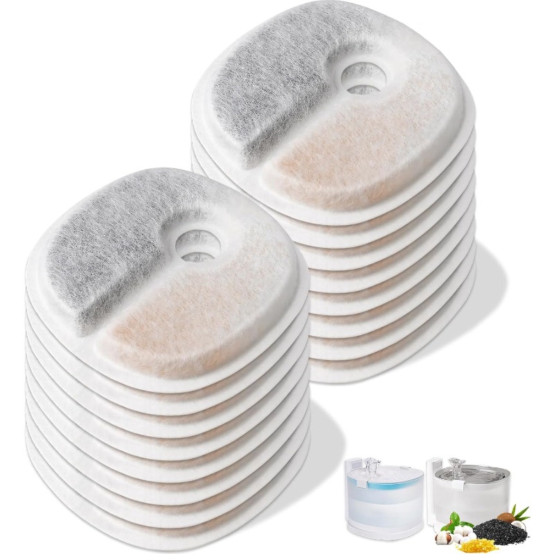 Pet Fountain Filter Replacement - Replacement Refill Filters for E1 /