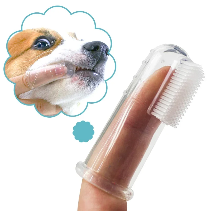Pet Fountain Cleaning Kit - Super Soft Pet Finger Toothbrush Teddy