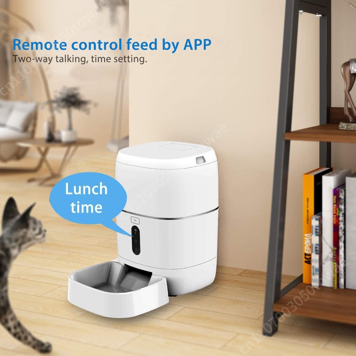 1080P Camera Tuya Smart Wifi A - Automatic Cat Feeder 6L Timed 评论和价格
