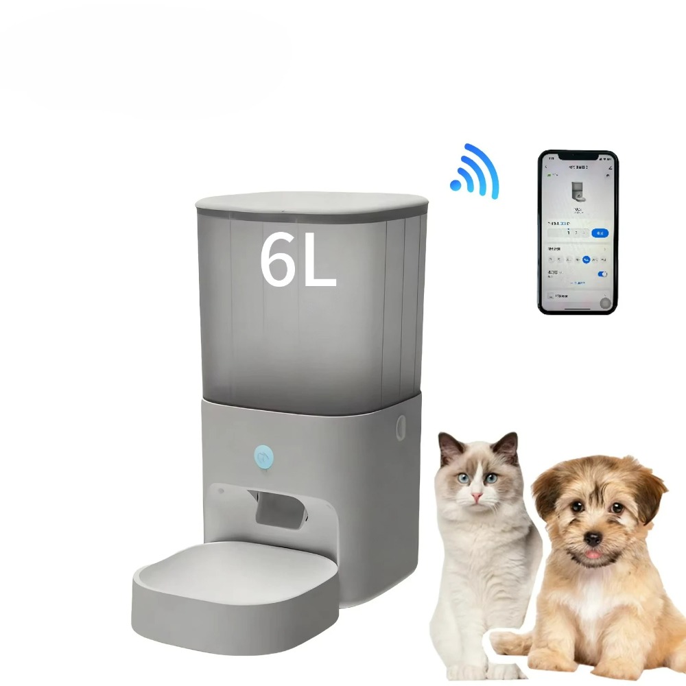 6L Automatic Timed Feeder Pet  - Automatic Cat Feeder 6L Timed 评论和价格