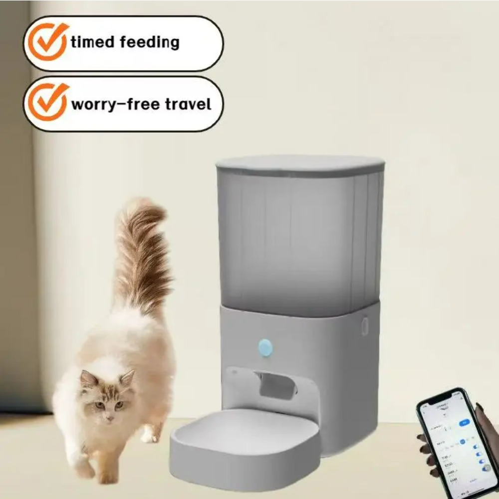 6L Automatic Timed Feeder Pet  - Automatic Cat Feeder 6L Timed 评论和价格