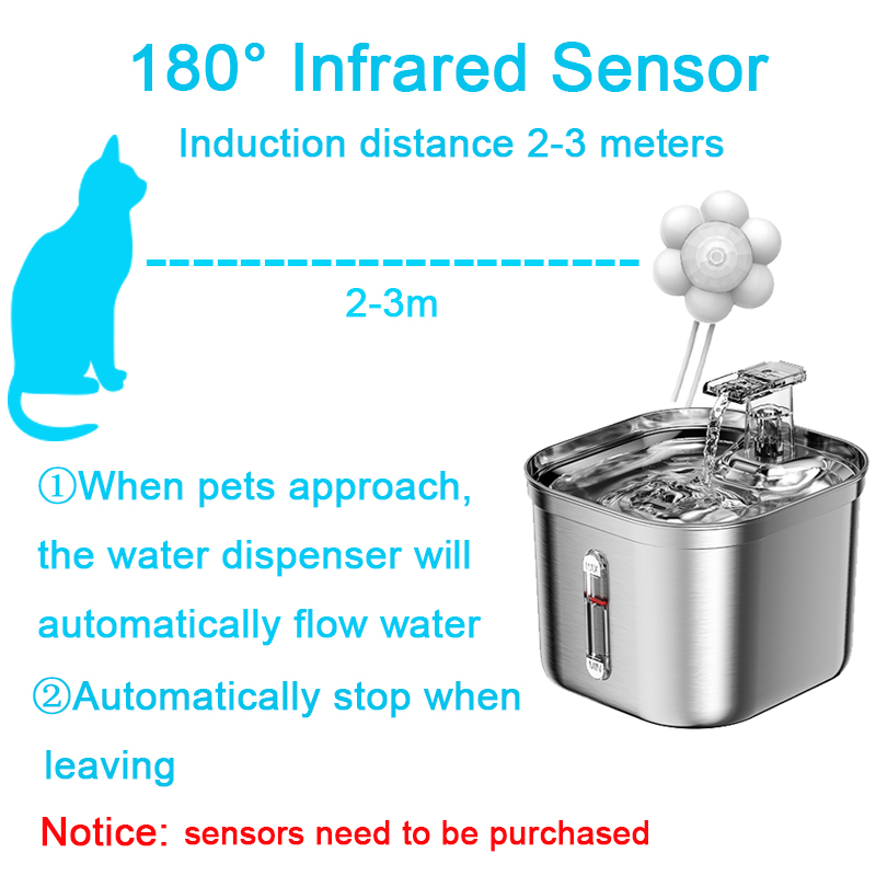 Stainless Steel Cat Fountain W - Pet Water Fountain Stainless Steel 评论和价格
