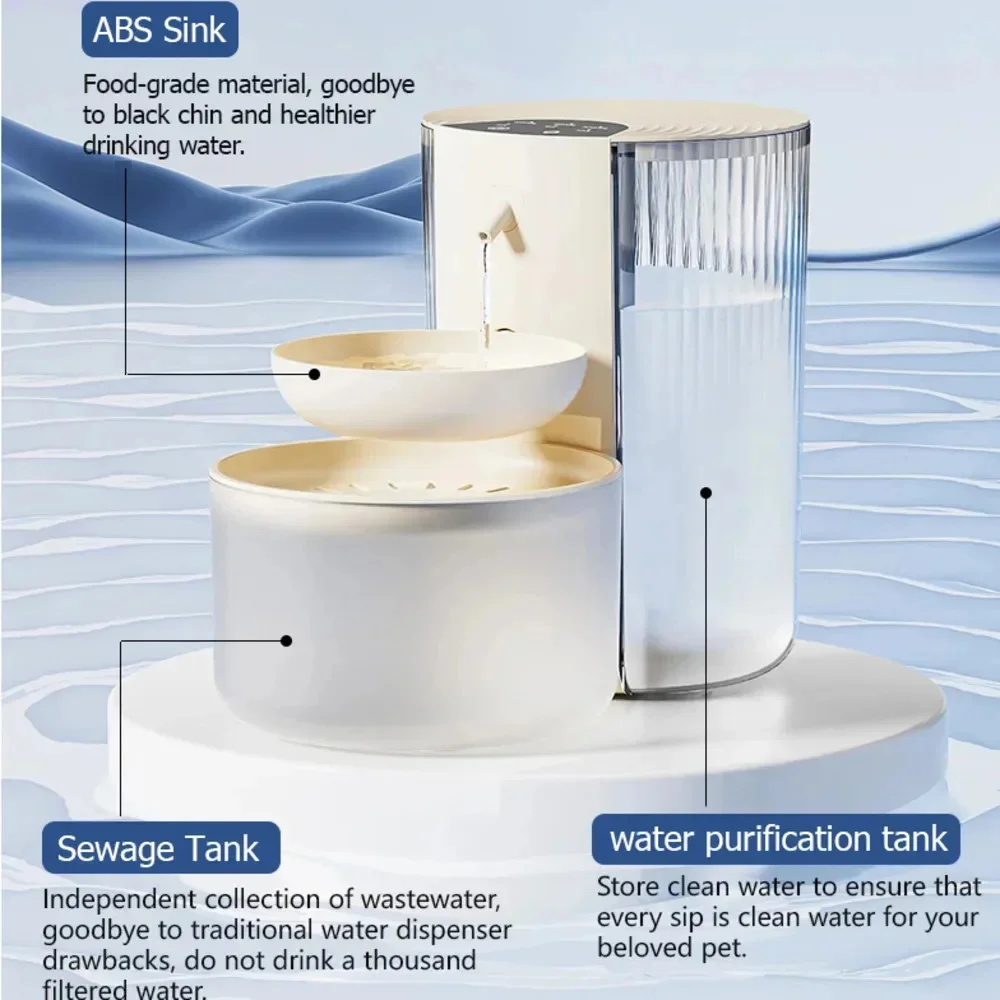 3L Large Capacity Pet Smart Wa - Automatic Cat Water Dispenser 3L 评论和价格