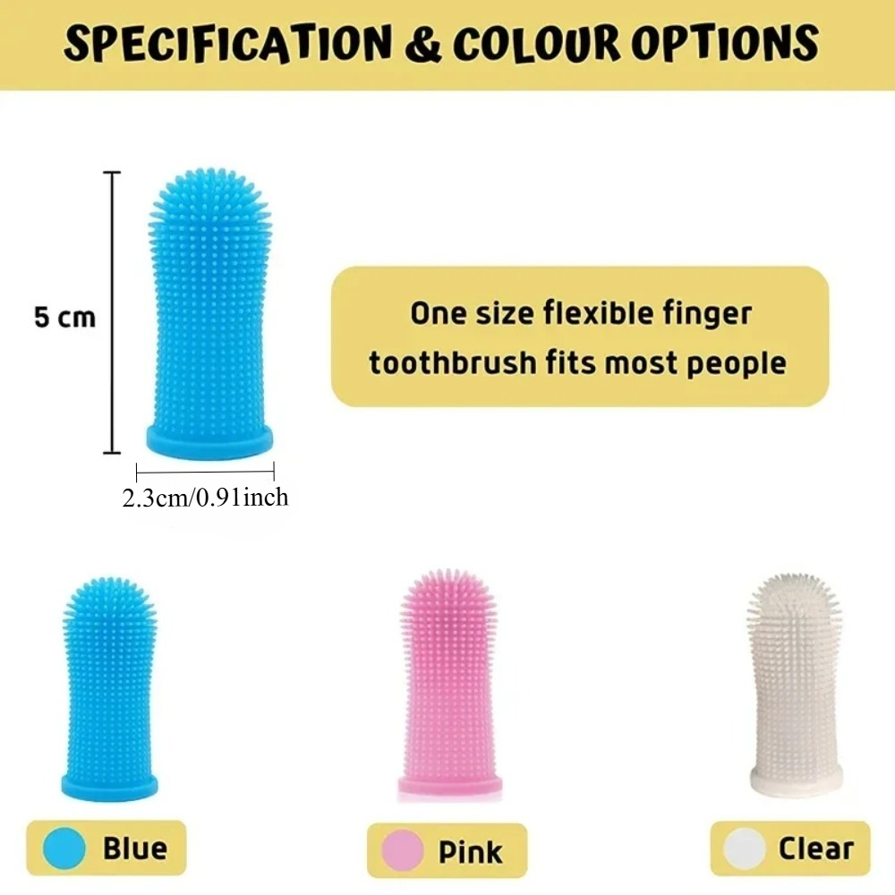 Pet Finger Toothbrush, Silicon - Pet Fountain Cleaning Kit 评论和价格