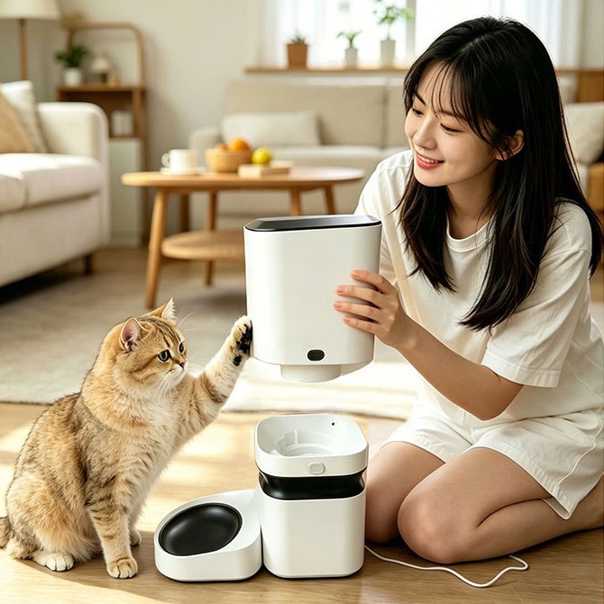 6L New Automatic Cat Feeder Ti - Automatic Cat Feeder 6L Timed 评论和价格