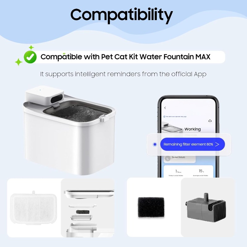 12 PCS Upgraded Pet Cat Kit Wa - Automatic Cat Water Dispenser 3L 评论和价格