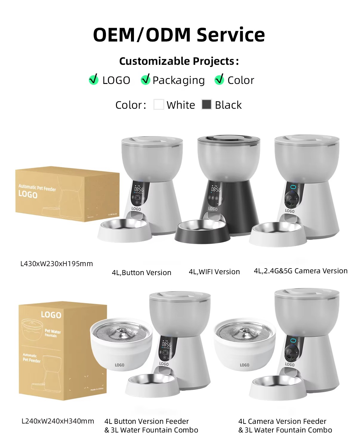 FurStarAutomatic Pet Feeder 4L - Smart Pet Water Fountain Wifi 评论和价格