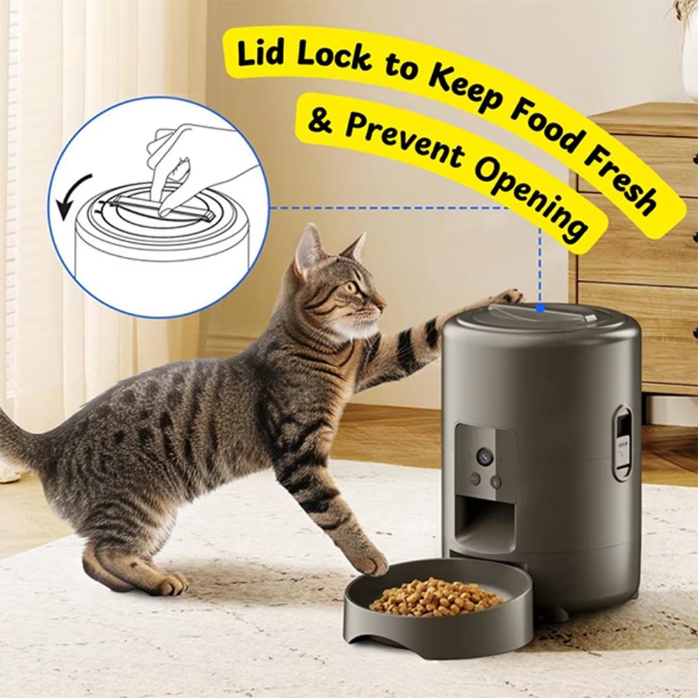 Wi-Fi Smart Portable Battery-P - Pet Feeder App Control Portion 评论和价格