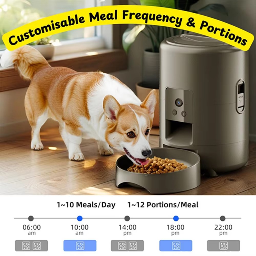 Wi-Fi Smart Portable Battery-P - Pet Feeder App Control Portion 评论和价格