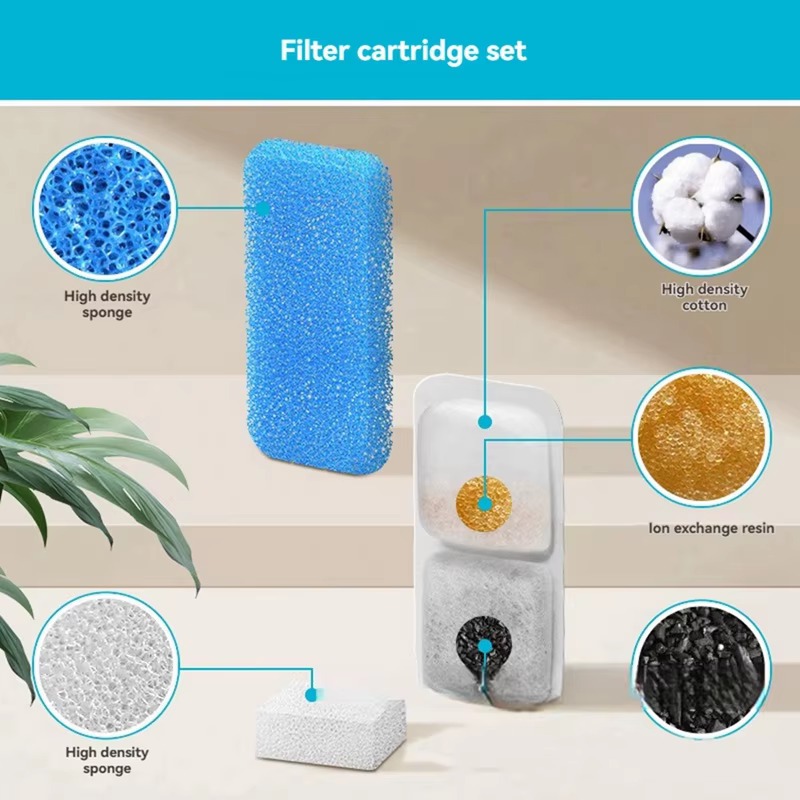 8 Set Cat Water Fountain Filte - Pet Fountain Filter Replacement 评论和价格