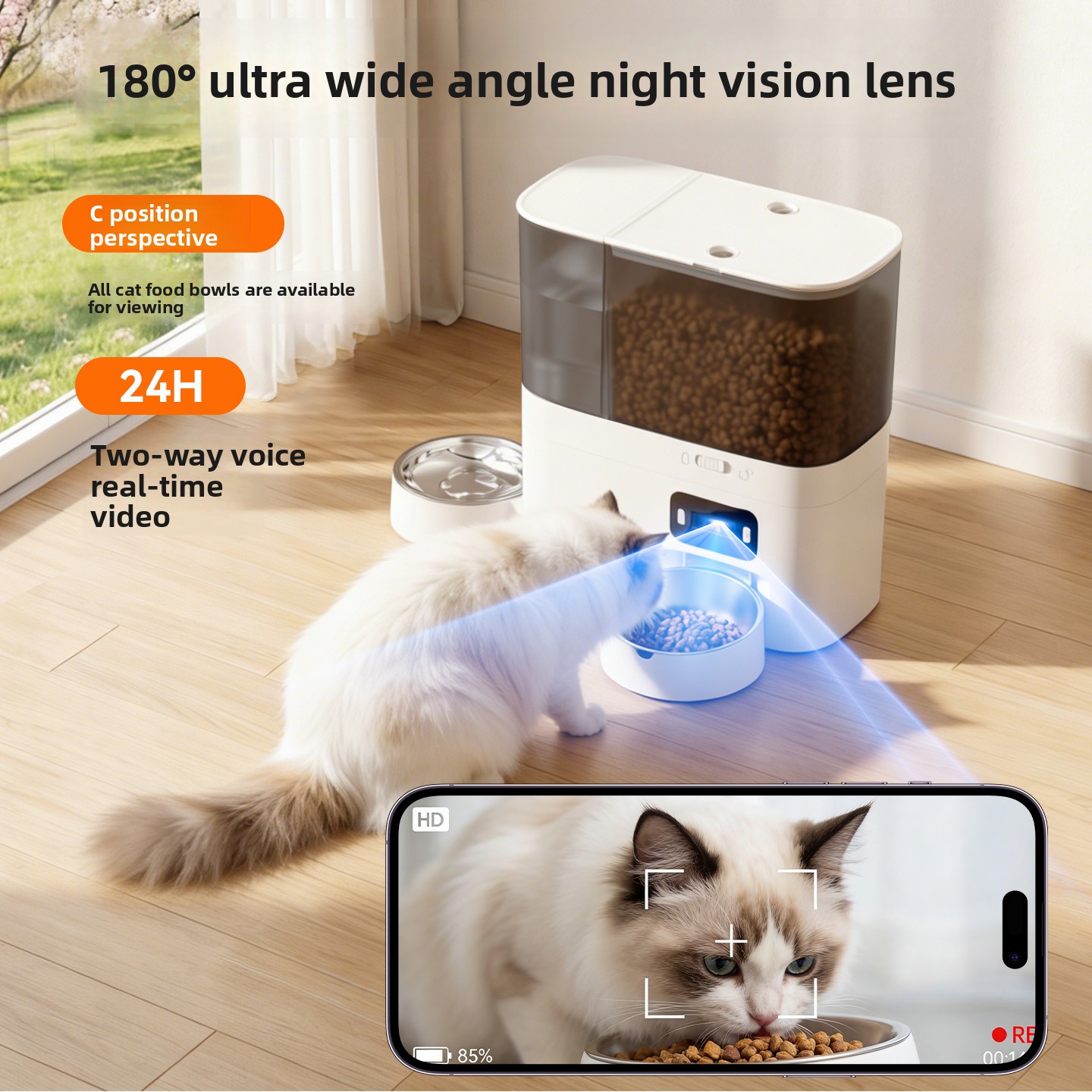 2 In 1 Smart Pet Feeder Water  - Smart Pet Water Fountain Wifi 评论和价格