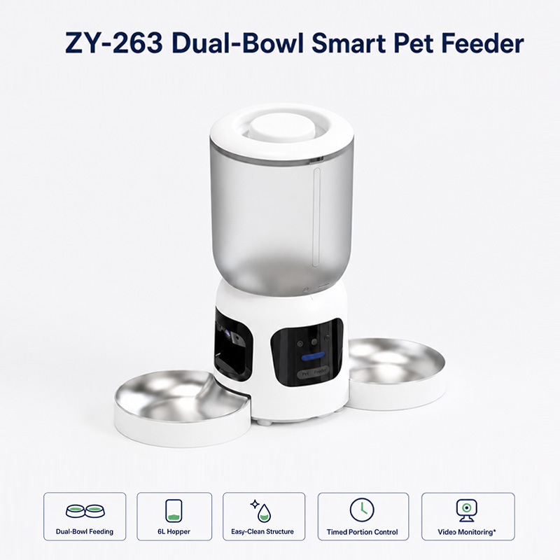 Automatic Smart Pet Feeder Dou - Pet Feeder App Control Portion 评论和价格