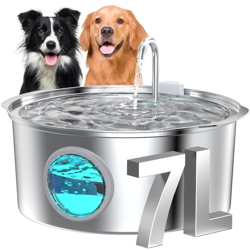 Stainless Steel Pet Water Foun - Dog Water Fountain Large 评论和价格