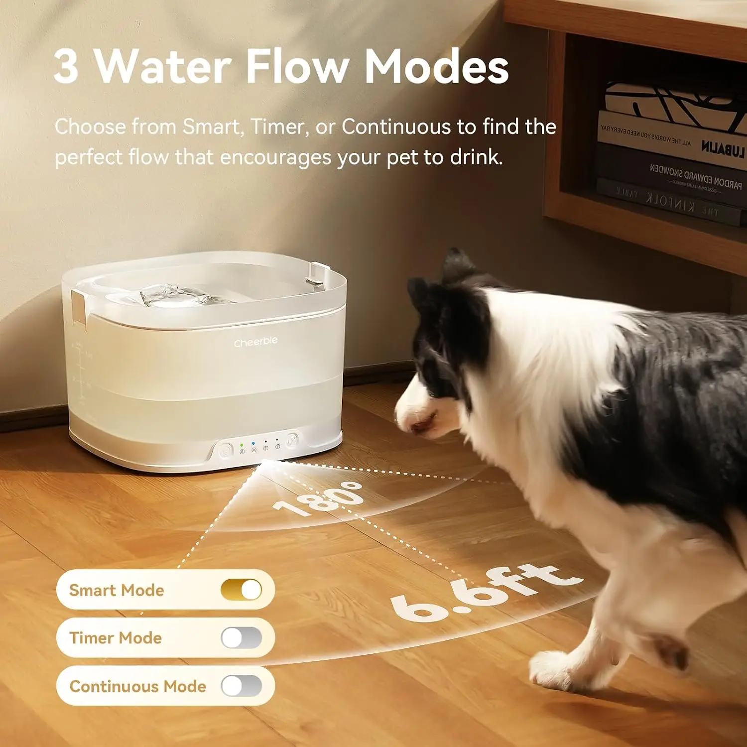 Pumpless Dog Water Elfin Fount - Wireless Pet Water Fountain Battery 评论和价格