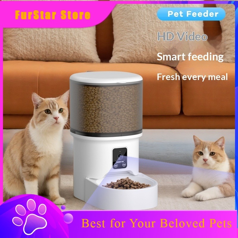 FurStarSmart WiFi Automatic Pe - Pet Feeder App Control Portion 评论和价格