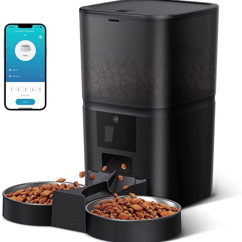 Automatic Smart Plastic Love F - Automatic Cat Feeder 6L Timed 评论和价格