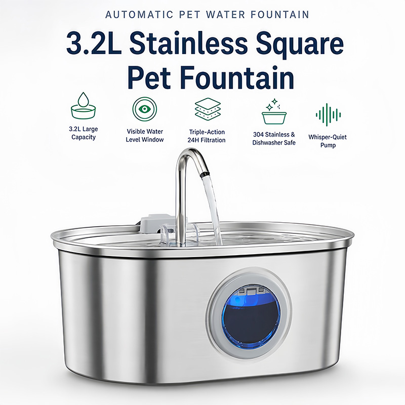 3.2L Pet Water Fountain with F - Automatic Cat Water Dispenser 3L 评论和价格