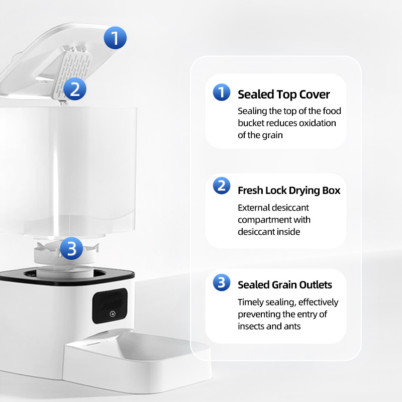 6L Double Bowl Tuya Smart WIFi - Automatic Cat Feeder 6L Timed 评论和价格