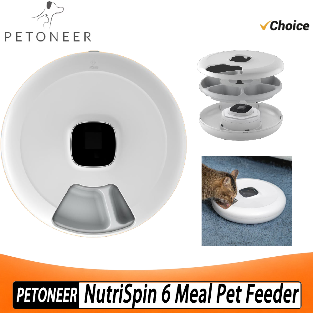 Petoneer NutriSpin 6 Meal Pet  - Pet Feeder App Control Portion 评论和价格