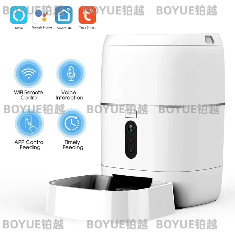 for RSH 1080P Camera Tuya Smar - Automatic Cat Feeder 6L Timed 评论和价格
