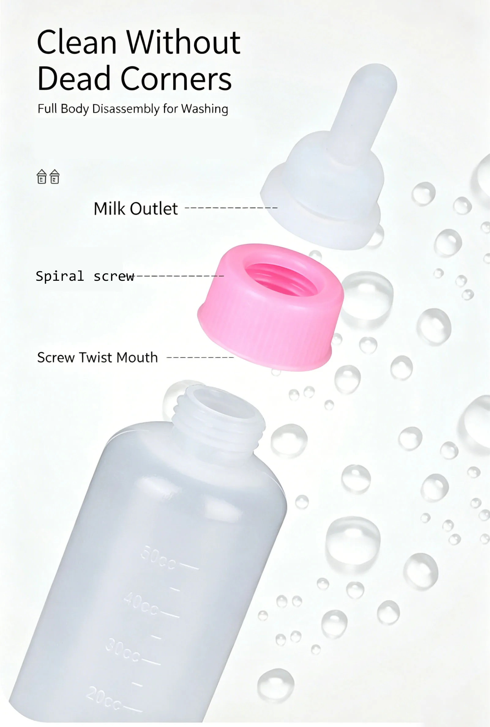Pet Milk Bottle Feeding Set Fo - Pet Fountain Cleaning Kit 评论和价格