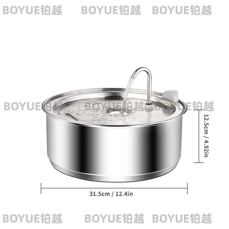 8L Dog water fountain Stainles - Dog Water Fountain Large 评论和价格