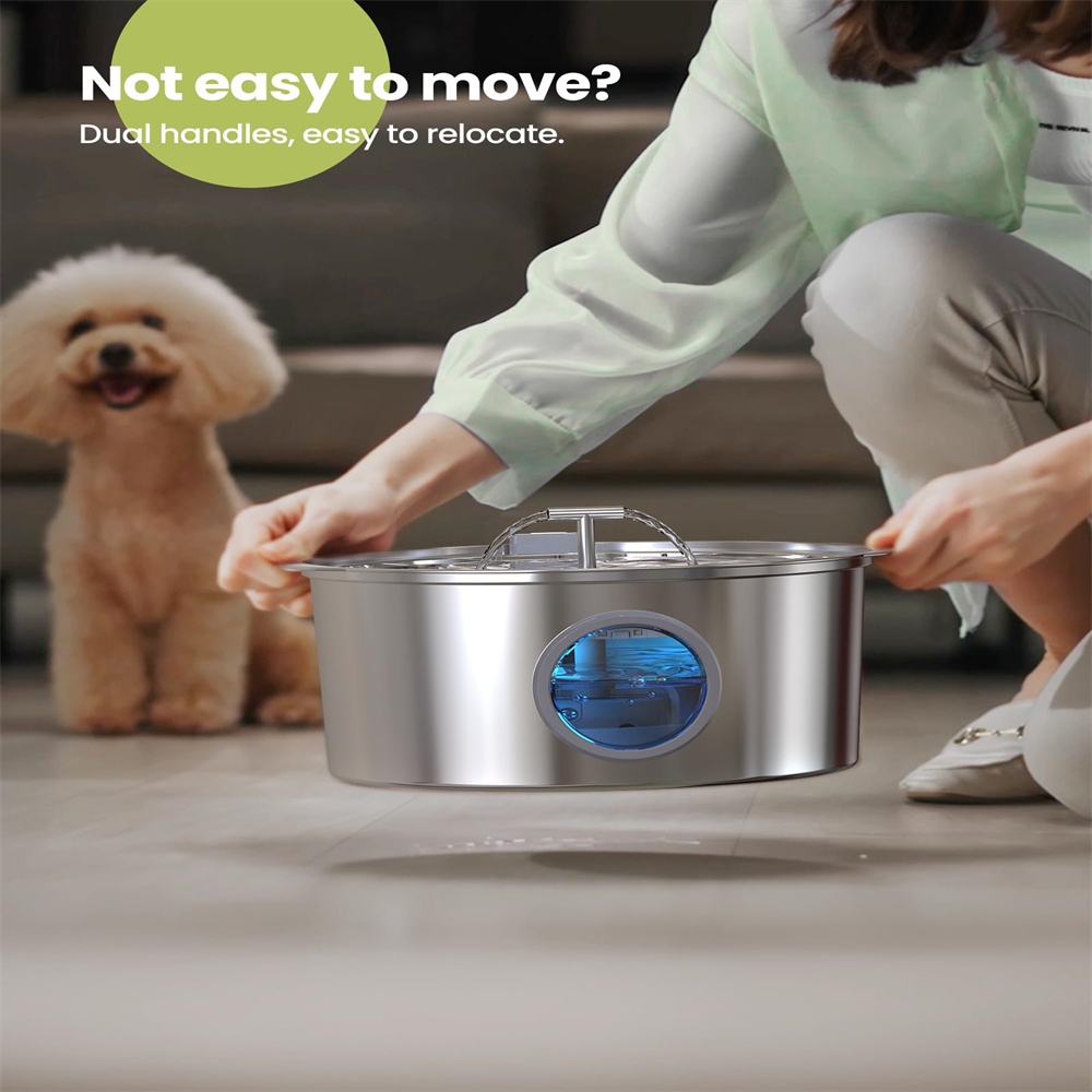 7L Large Capacity Stainless st - Dog Water Fountain Large 评论和价格