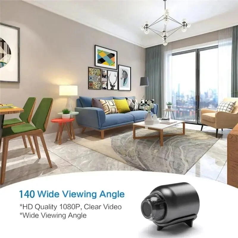 1080P HD Mini WiFi Camera, Wir - Smart Pet Feeder Camera Wifi 评论和价格
