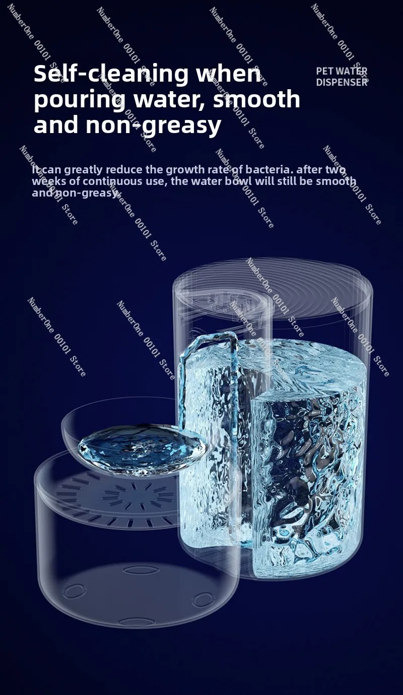 Smart Pet Water Fountain 3L, F - Automatic Cat Water Dispenser 3L 评论和价格