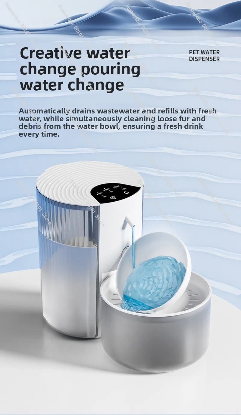 Smart Pet Water Fountain 3L, F - Automatic Cat Water Dispenser 3L 评论和价格