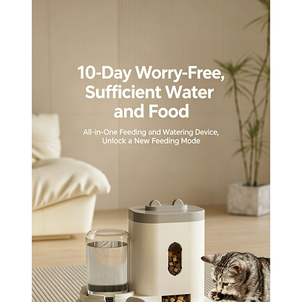 Automatic Feeder Dog Cat Food  - Dog Water Fountain Large 评论和价格