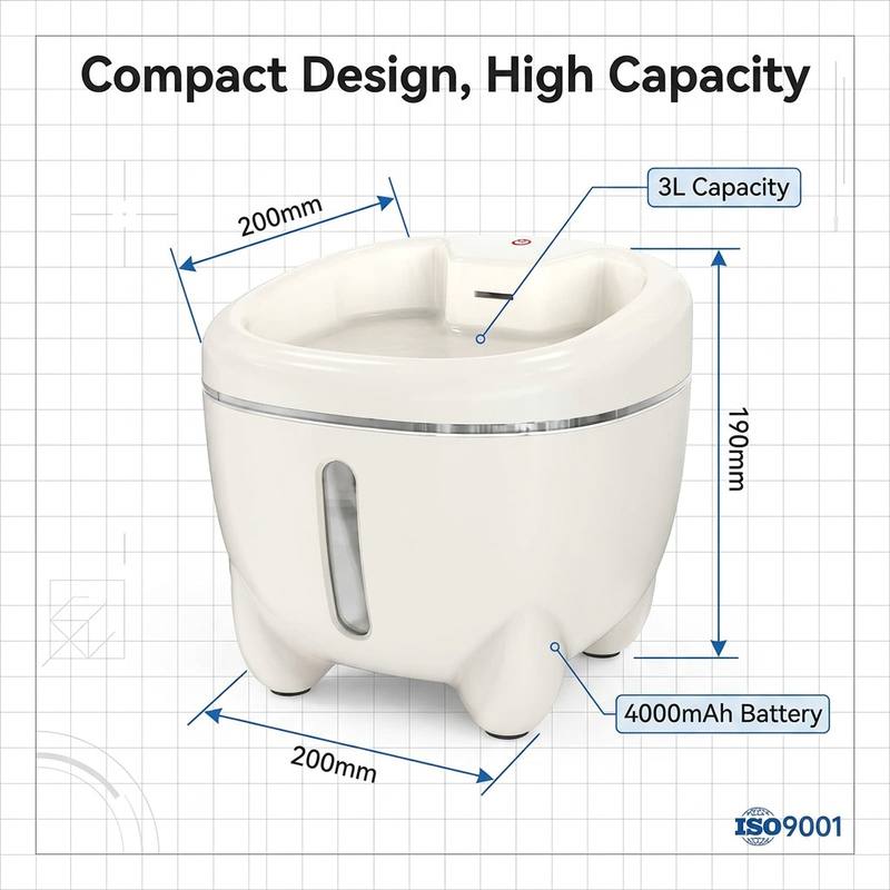 3L Wireless Automatic Eco-Frie - Automatic Cat Water Dispenser 3L 评论和价格