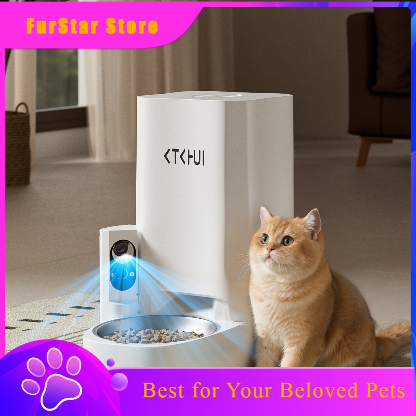 FurStarNew Smart XL Capacity P - Pet Feeder App Control Portion 评论和价格