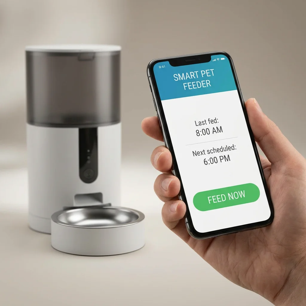 Smart Automatic Pet Feeder WiF - Pet Feeder App Control Portion 评论和价格
