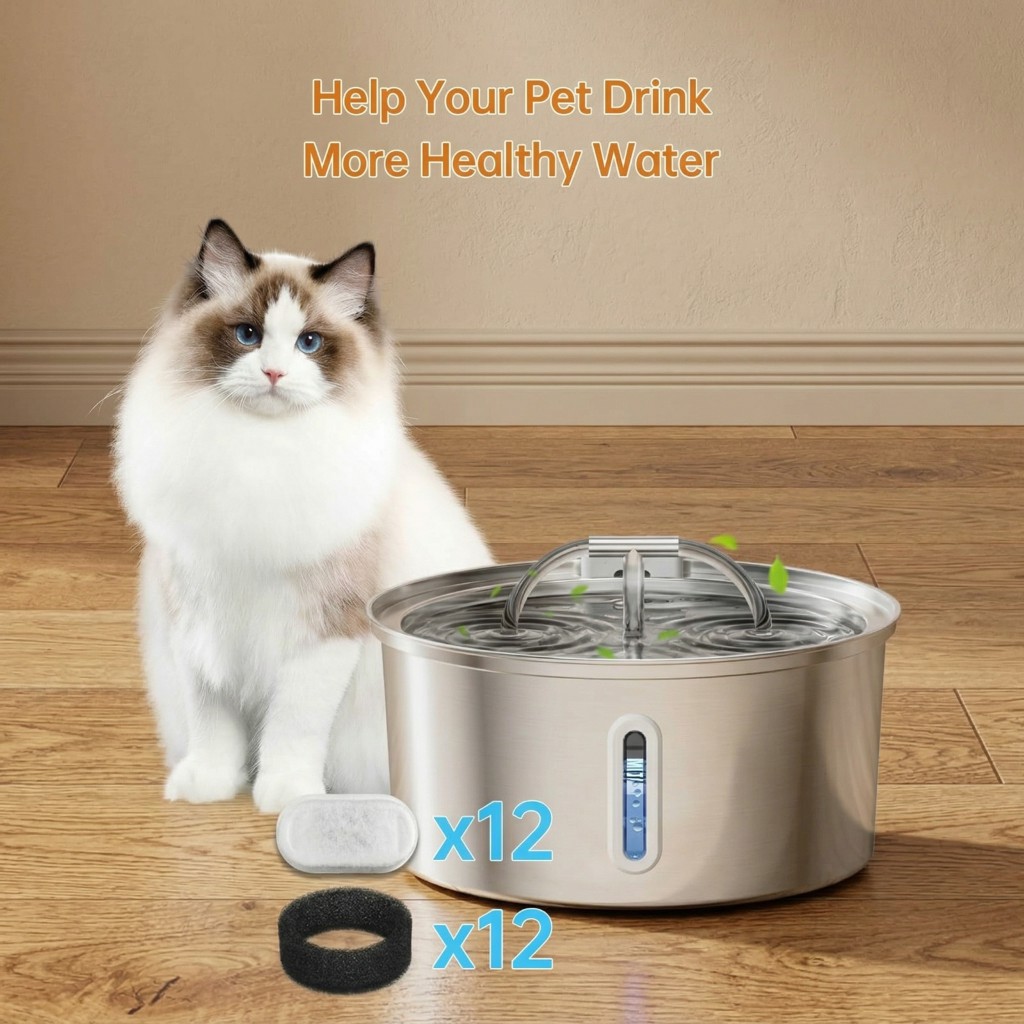 Cat Water Fountain Filter 12 P - Pet Fountain Filter Replacement 评论和价格