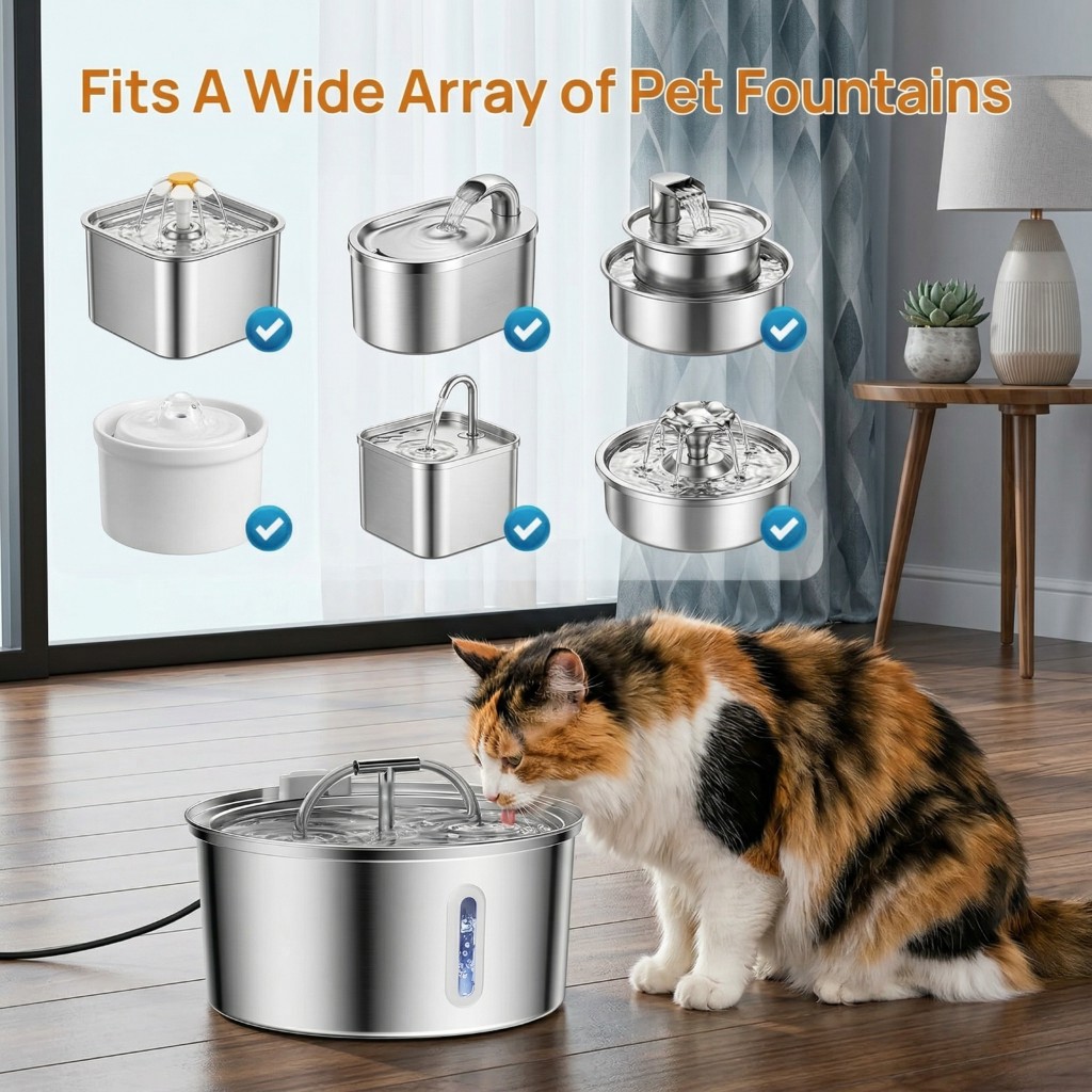 Cat Water Fountain Filter 12 P - Pet Fountain Filter Replacement 评论和价格