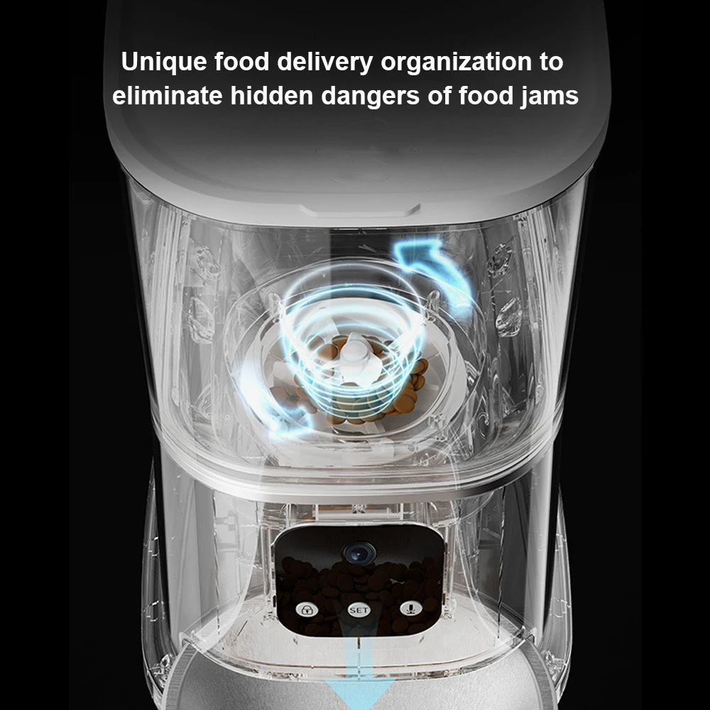 Large 6L Automatic Pet Feeder  - Automatic Cat Feeder 6L Timed 评论和价格