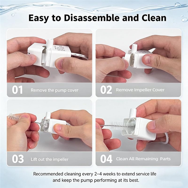 ABAE-Pet Fountain Pump For 3.2 - Wireless Pet Water Fountain Battery 评论和价格