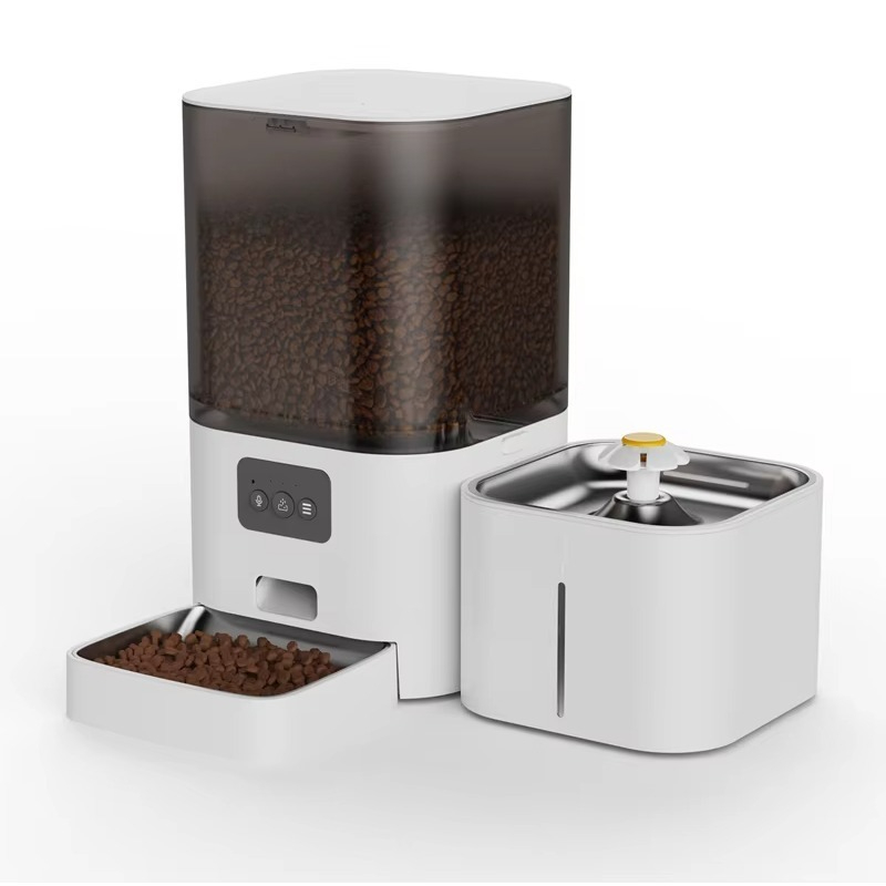 WiFi APP Controlled Smart Pet  - Automatic Cat Feeder 6L Timed 评论和价格