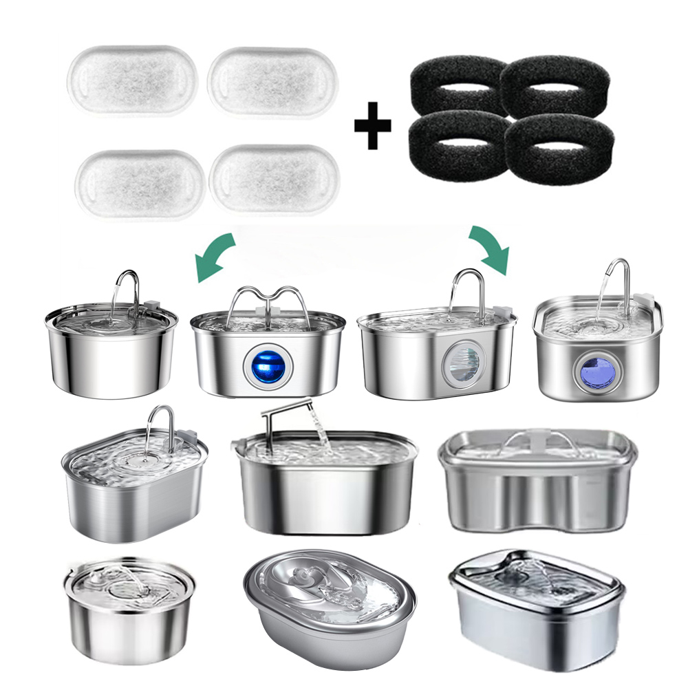 Replacement Filters for Cat Wa - Pet Water Fountain Stainless Steel 评论和价格