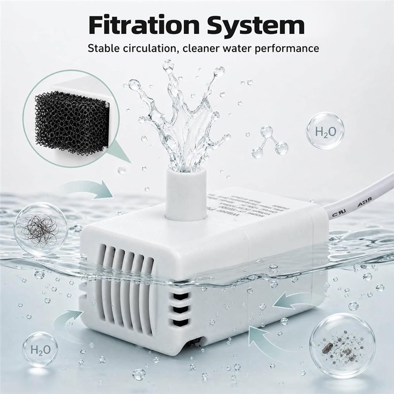 ABKP-Cat Water Fountain Replac - Wireless Pet Water Fountain Battery 评论和价格