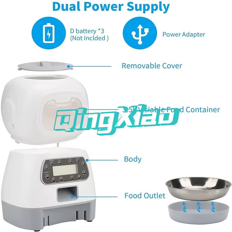 3.5L Smart Pet Feeder With WiF - Pet Feeder App Control Portion 评论和价格