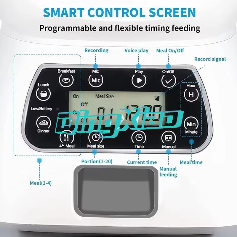 3.5L Smart Pet Feeder With WiF - Pet Feeder App Control Portion 评论和价格