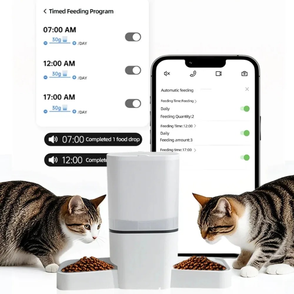 6L Smart Automatic Pet Feeder  - Automatic Cat Feeder 6L Timed 评论和价格