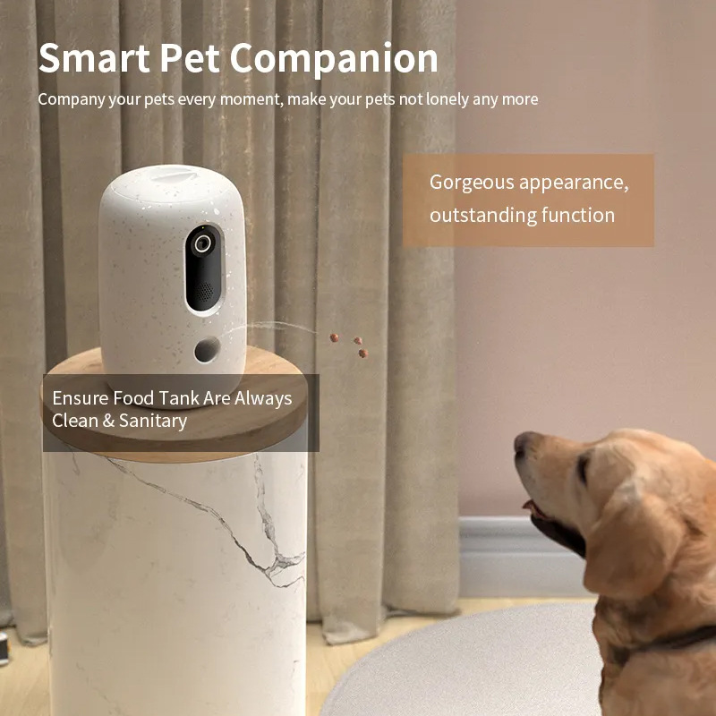 2026 Custom Logo Hd Camera Aut - Smart Pet Feeder Camera Wifi 评论和价格