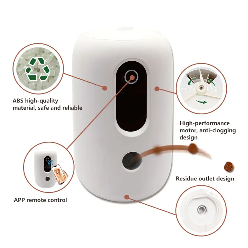 2026 Custom Logo Hd Camera Aut - Smart Pet Feeder Camera Wifi 评论和价格