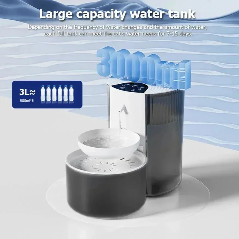 3L Large Capacity Pet Smart Wa - Automatic Cat Water Dispenser 3L 评论和价格