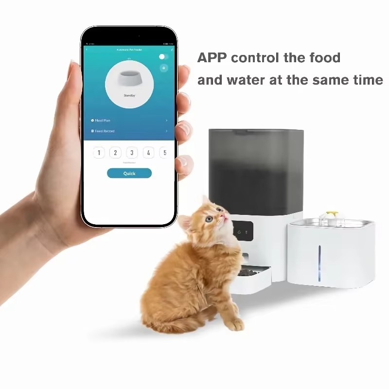 FurStarWiFi APP Controlled Sma - Automatic Cat Feeder 6L Timed 评论和价格