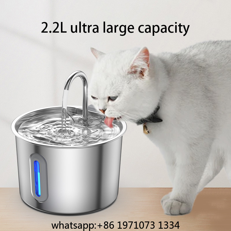 2.2L Stainless Steel Pet Water - Pet Water Fountain Stainless Steel 评论和价格